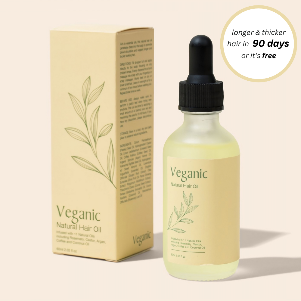 End of Summer Sale - Veganic Natural Hair Growth Oil