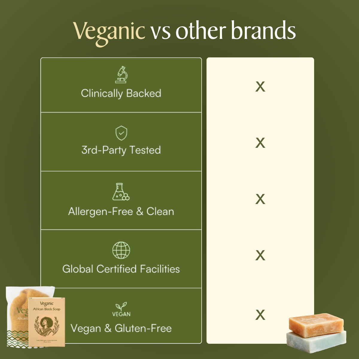 African Black Soap + Exfoliating African Net Sponge