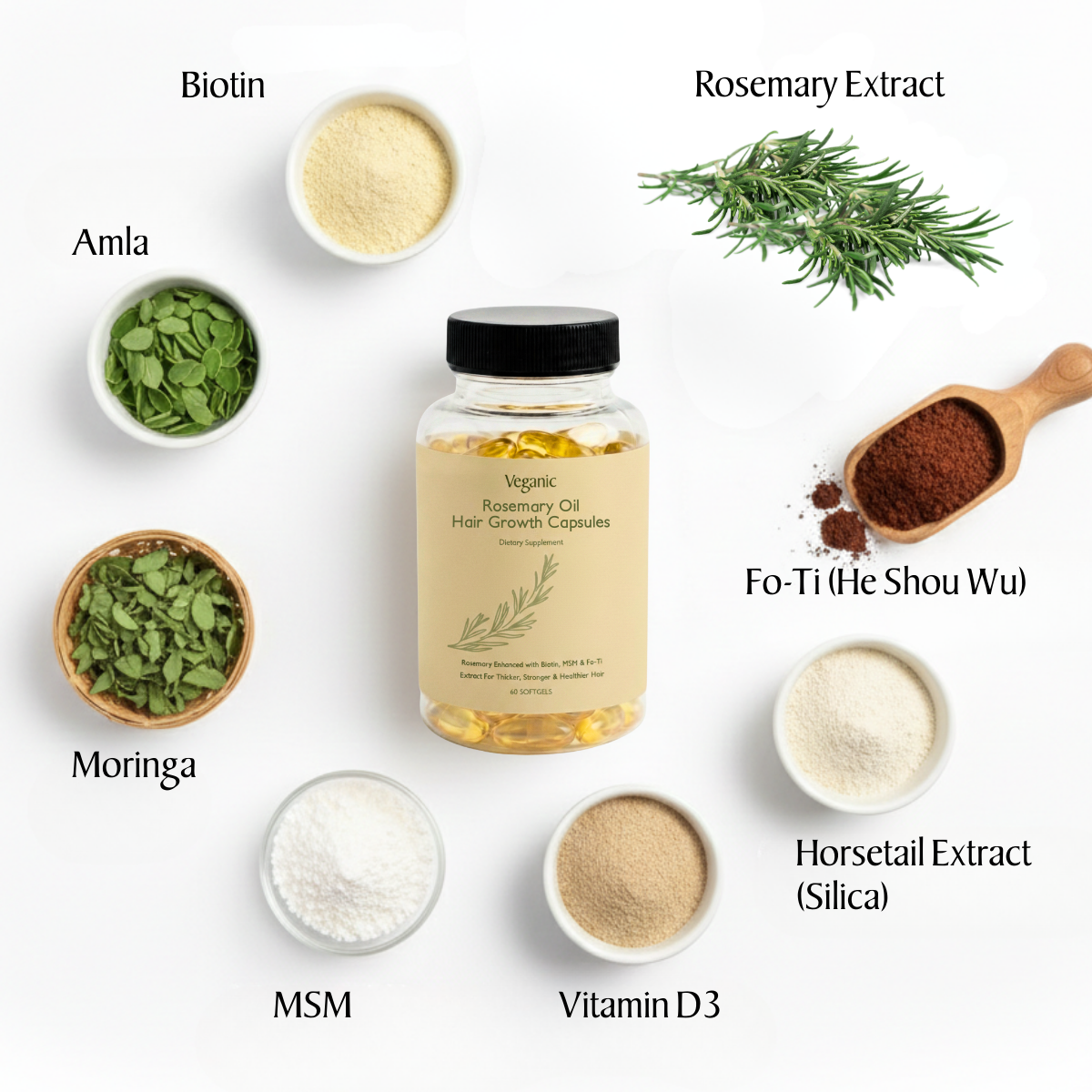 Rosemary Hair Growth Capsules