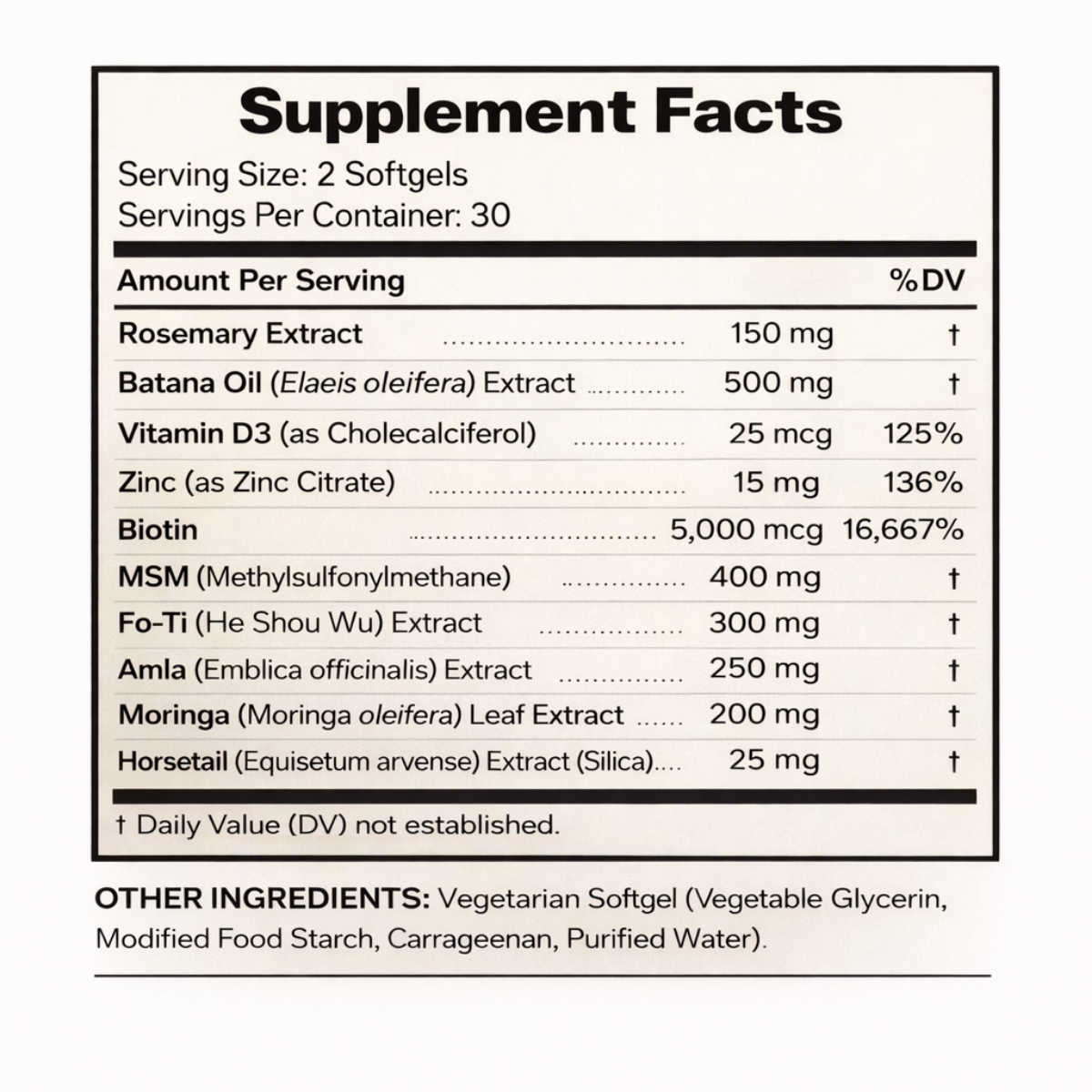 Batana Hair Growth Capsules