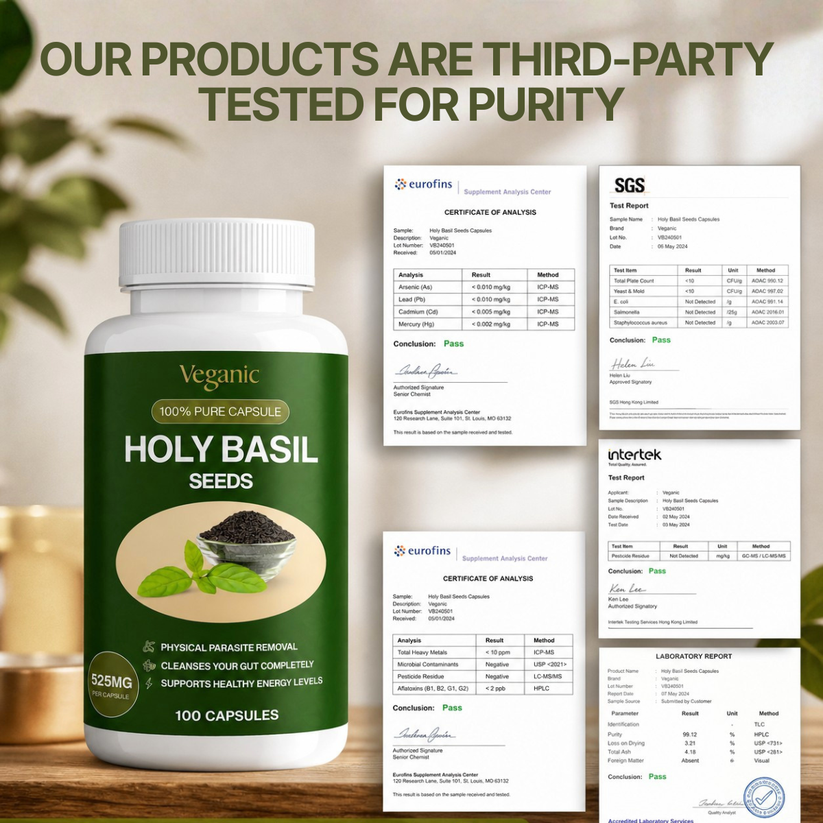 Holy Basil Seed Capsules