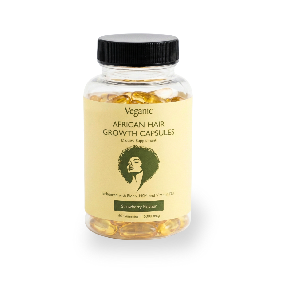 VEGANIC AFRICAN HAIR GROWTH CAPSULES