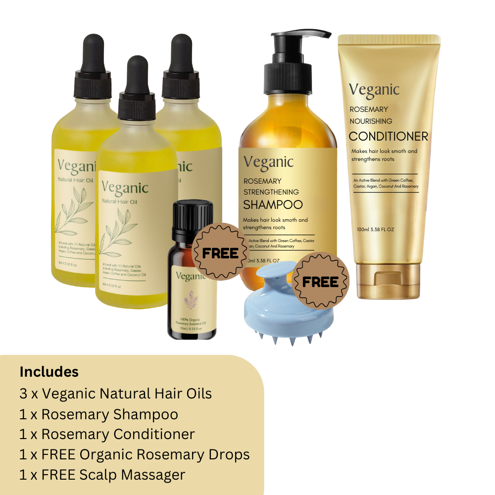 End of Year Sale - Veganic Natural Hair Growth Oil