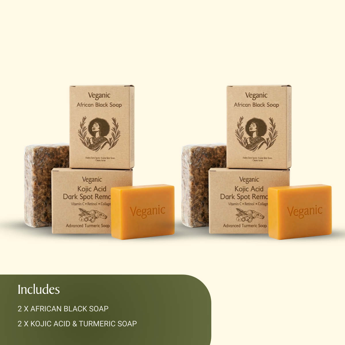 African Black Soap & Kojic Acid Dark Spot Removal Duo