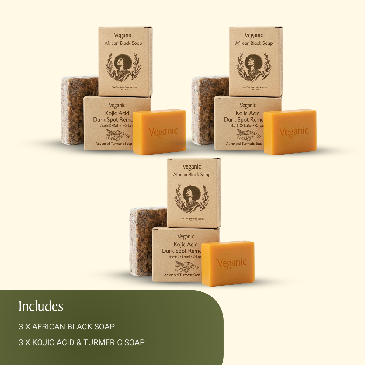 African Black Soap & Kojic Acid Dark Spot Removal Duo