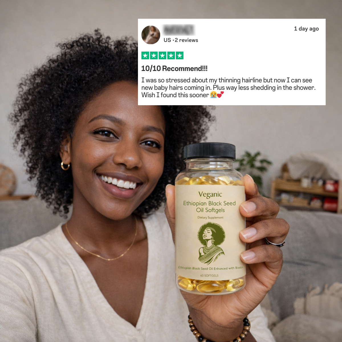 Ethiopian Black Seed Oil Softgels