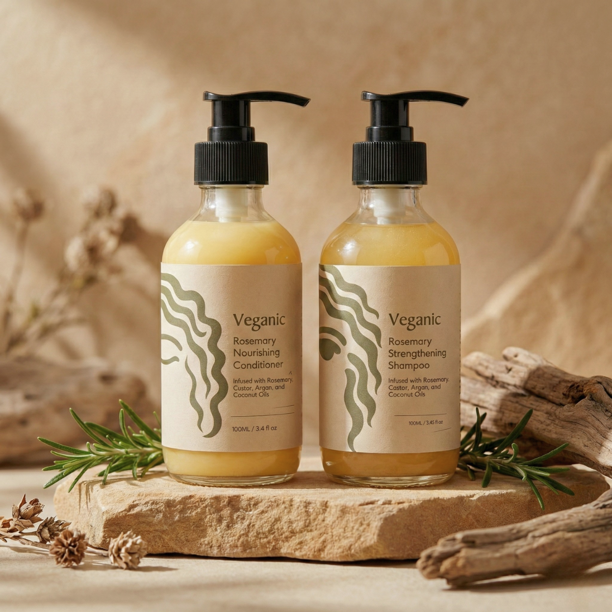 ROSEMARY SHAMPOO AND CONDITIONER