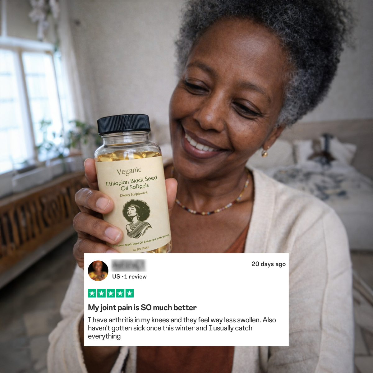 Ethiopian Black Seed Oil Softgels