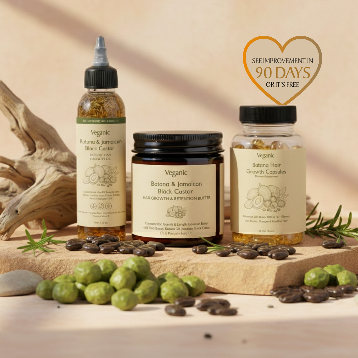 Batana & Jamaican Black Castor Extreme Growth Bundle
