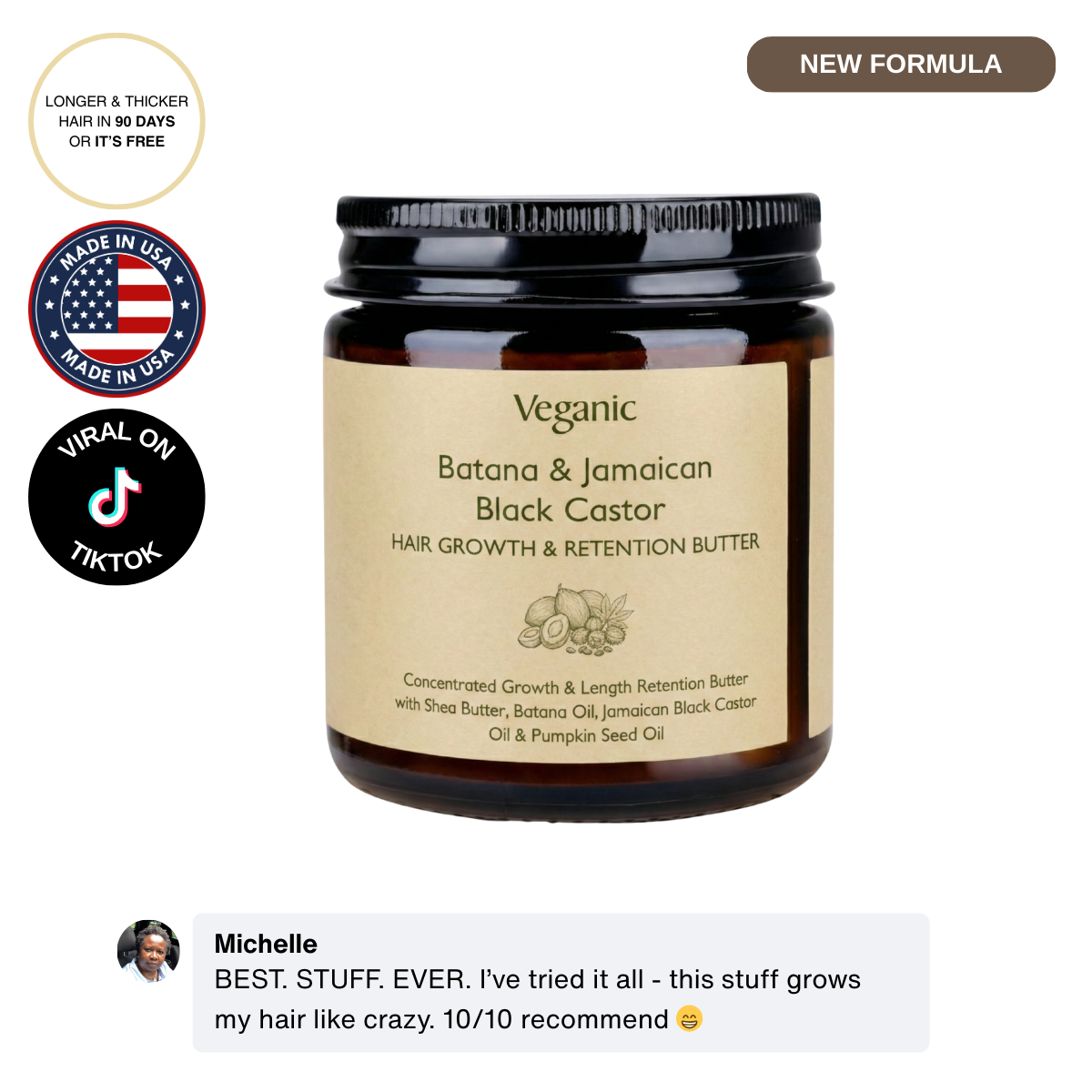 Batana & Jamaican Black Castor Hair Growth & Repair Butter