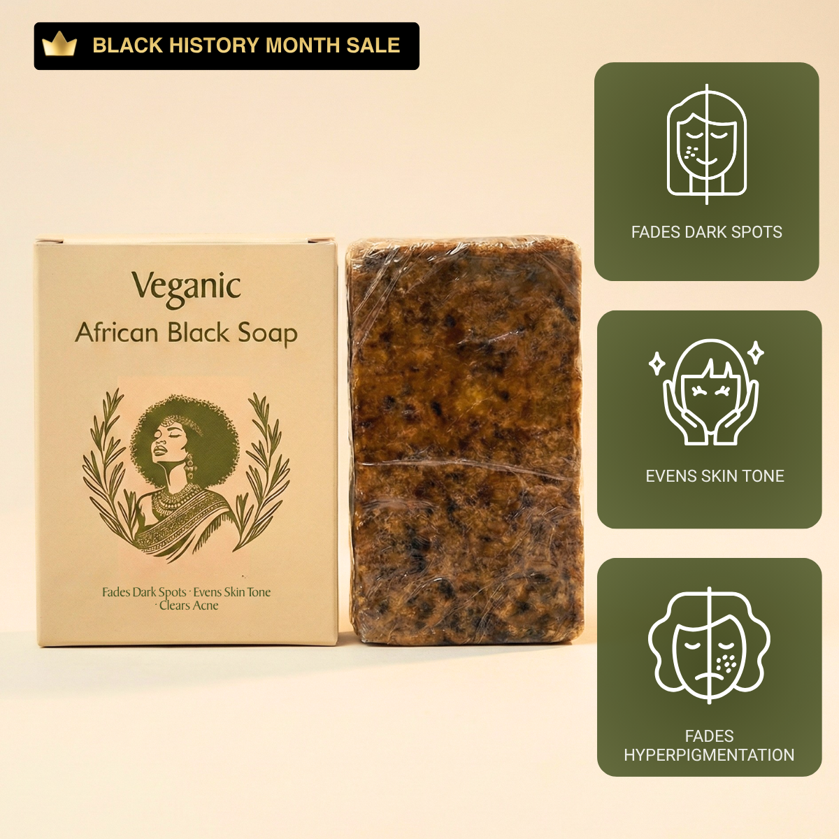 Veganic African Black Soap