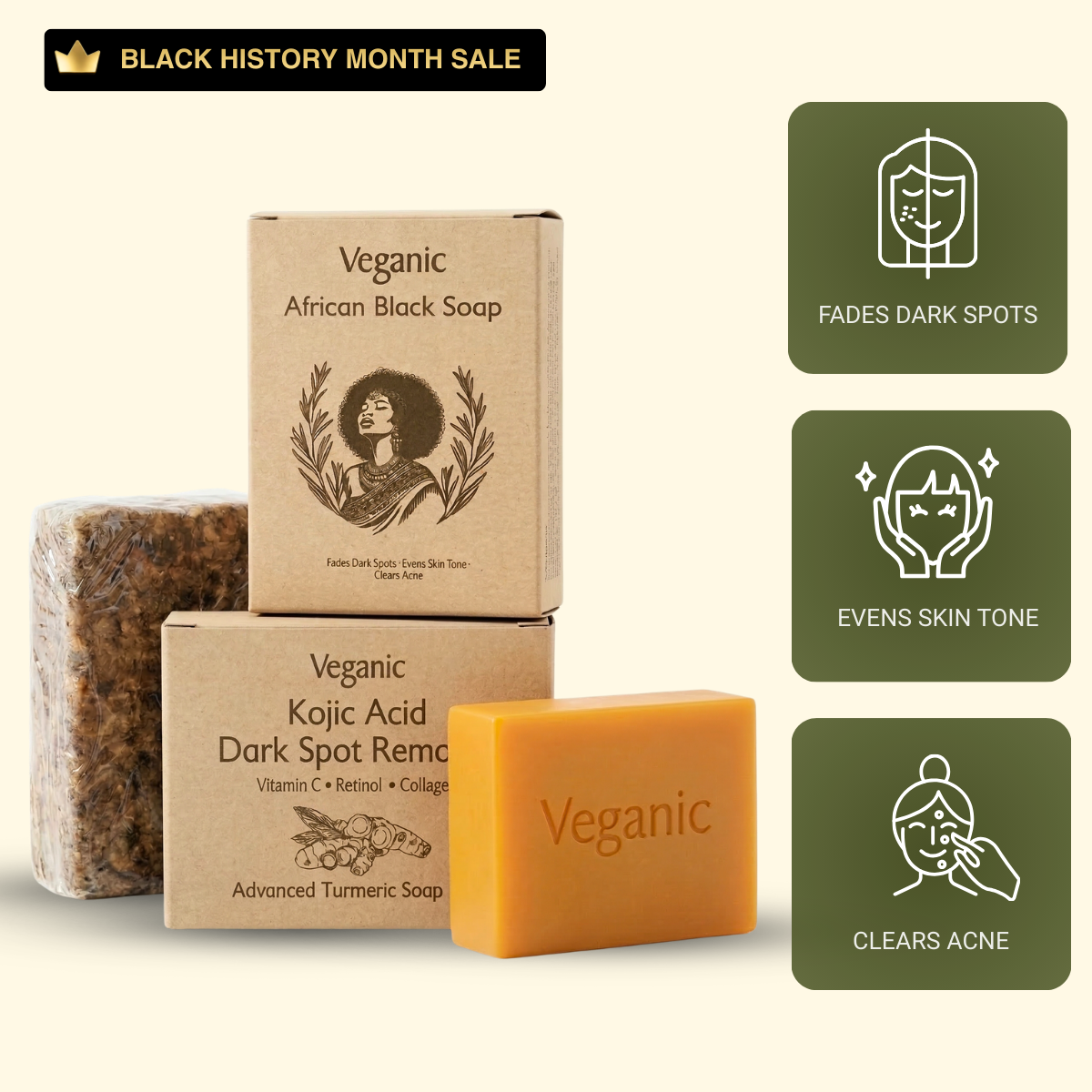 African Black Soap & Kojic Acid Dark Spot Removal Duo