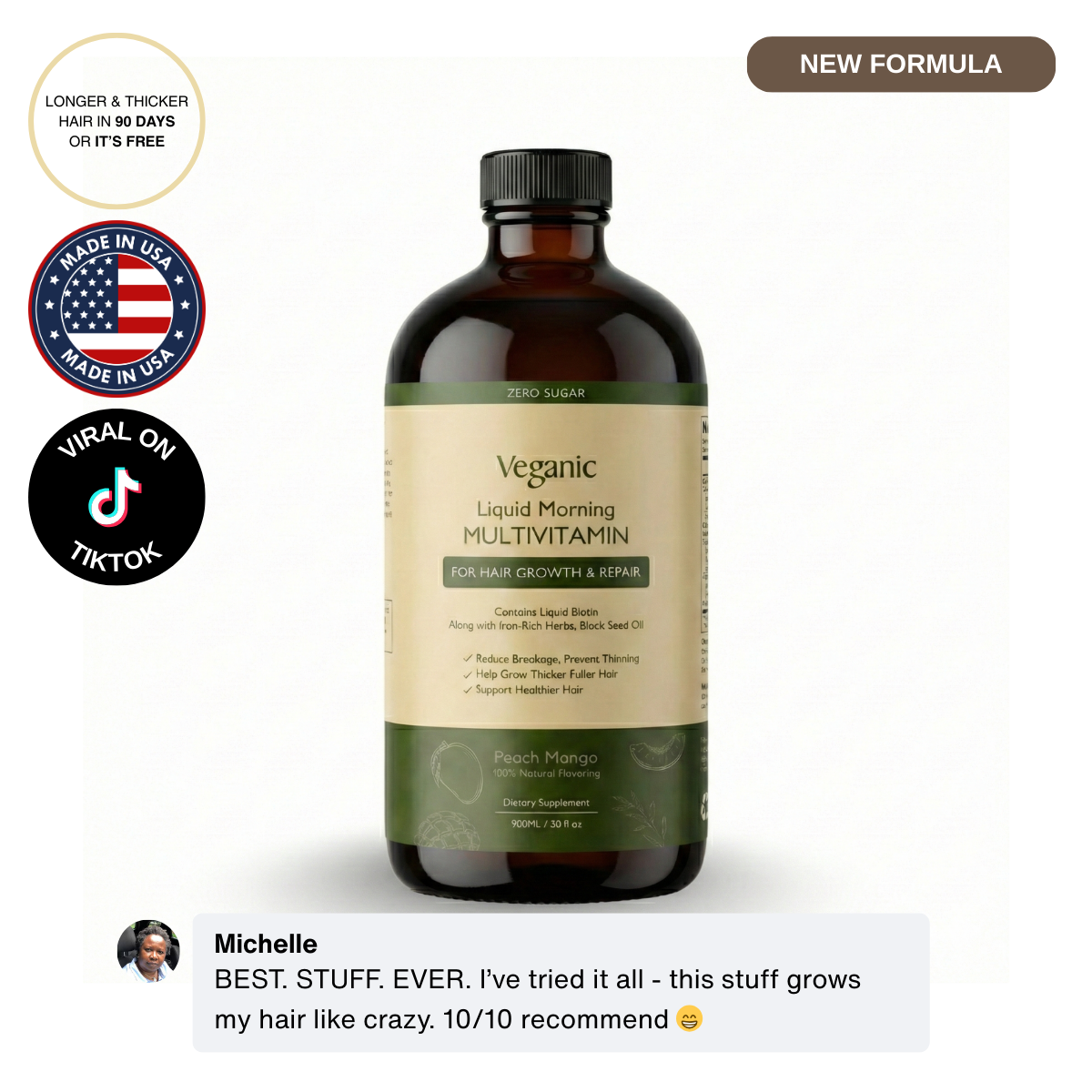 Liquid Hair Growth Multi-Vitamin
