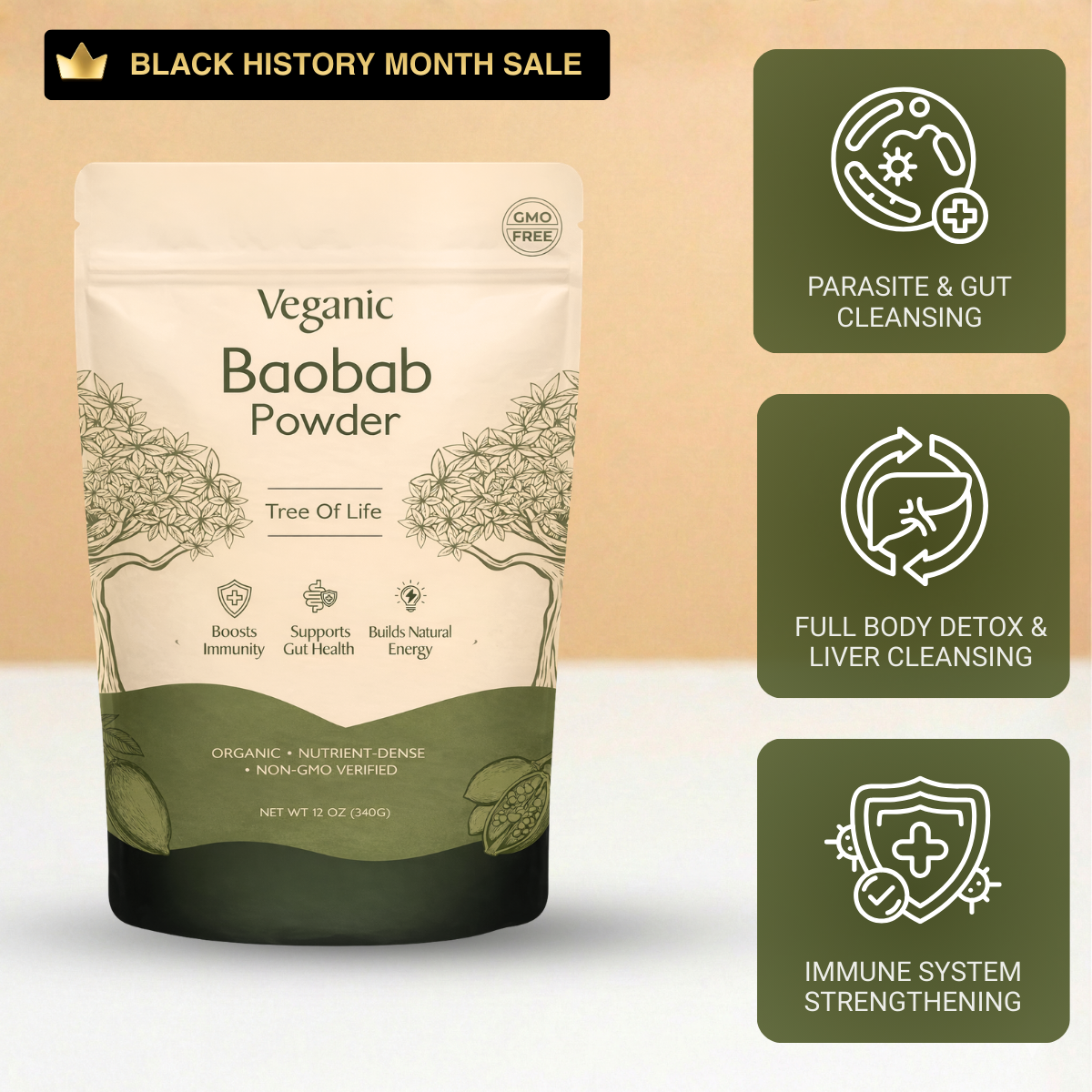 Veganic Baobab Powder