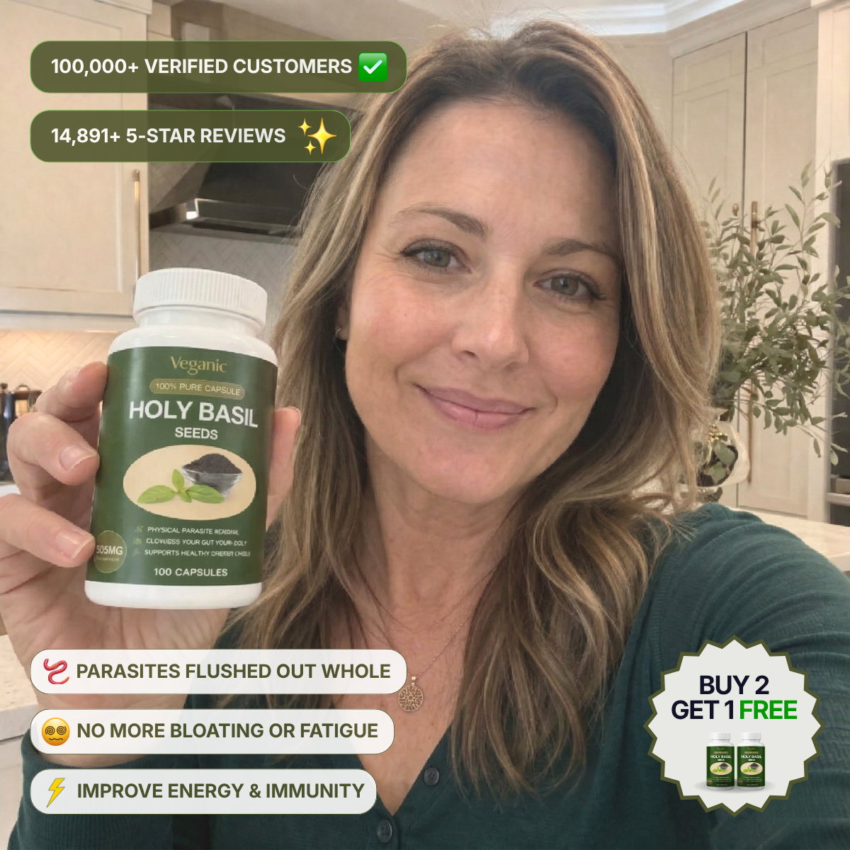 Holy Basil Seed Capsules