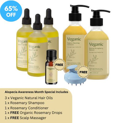 Alopecia Awareness Month Sale - Veganic Natural Hair Growth Oil