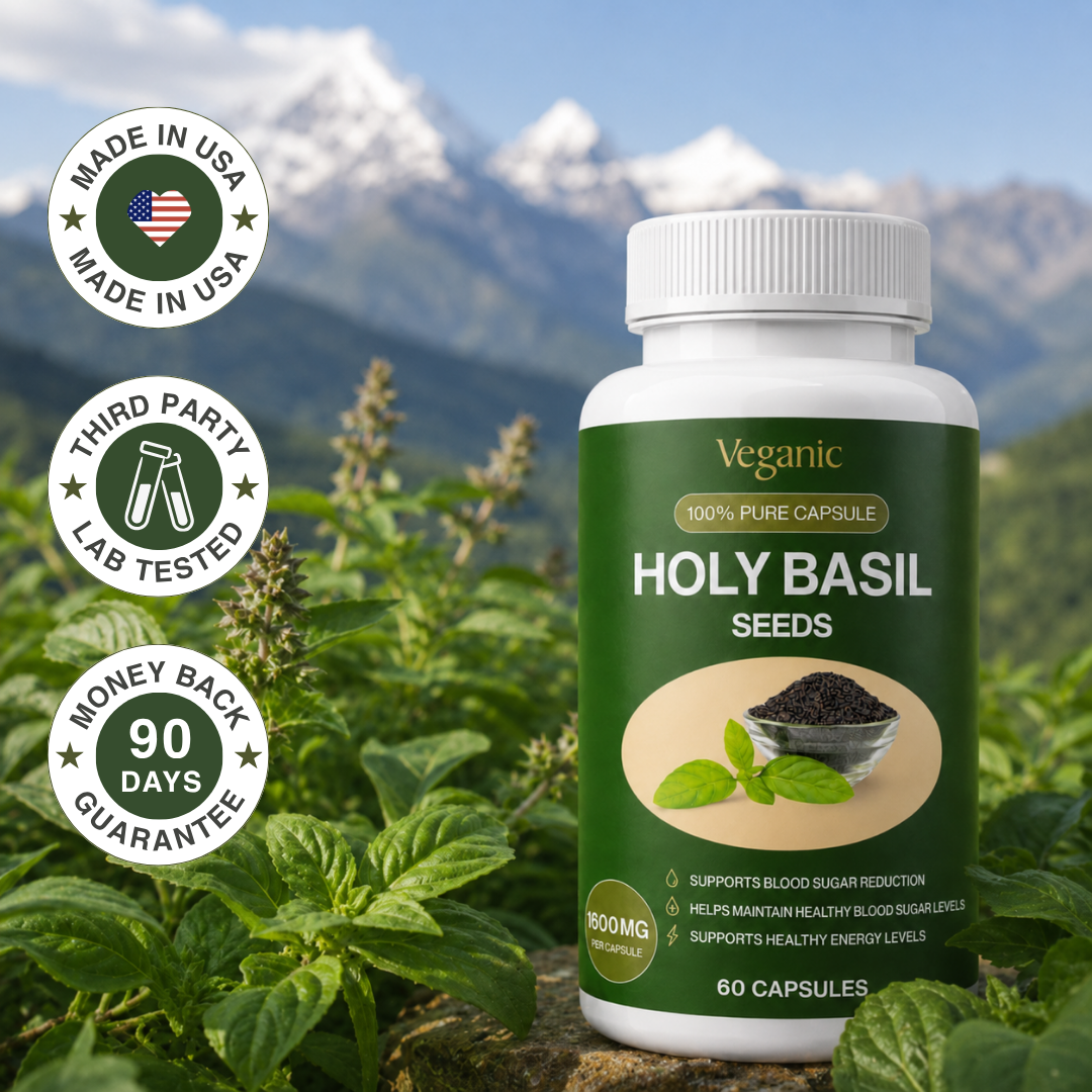 Veganic Holy Basil Seed Capsules