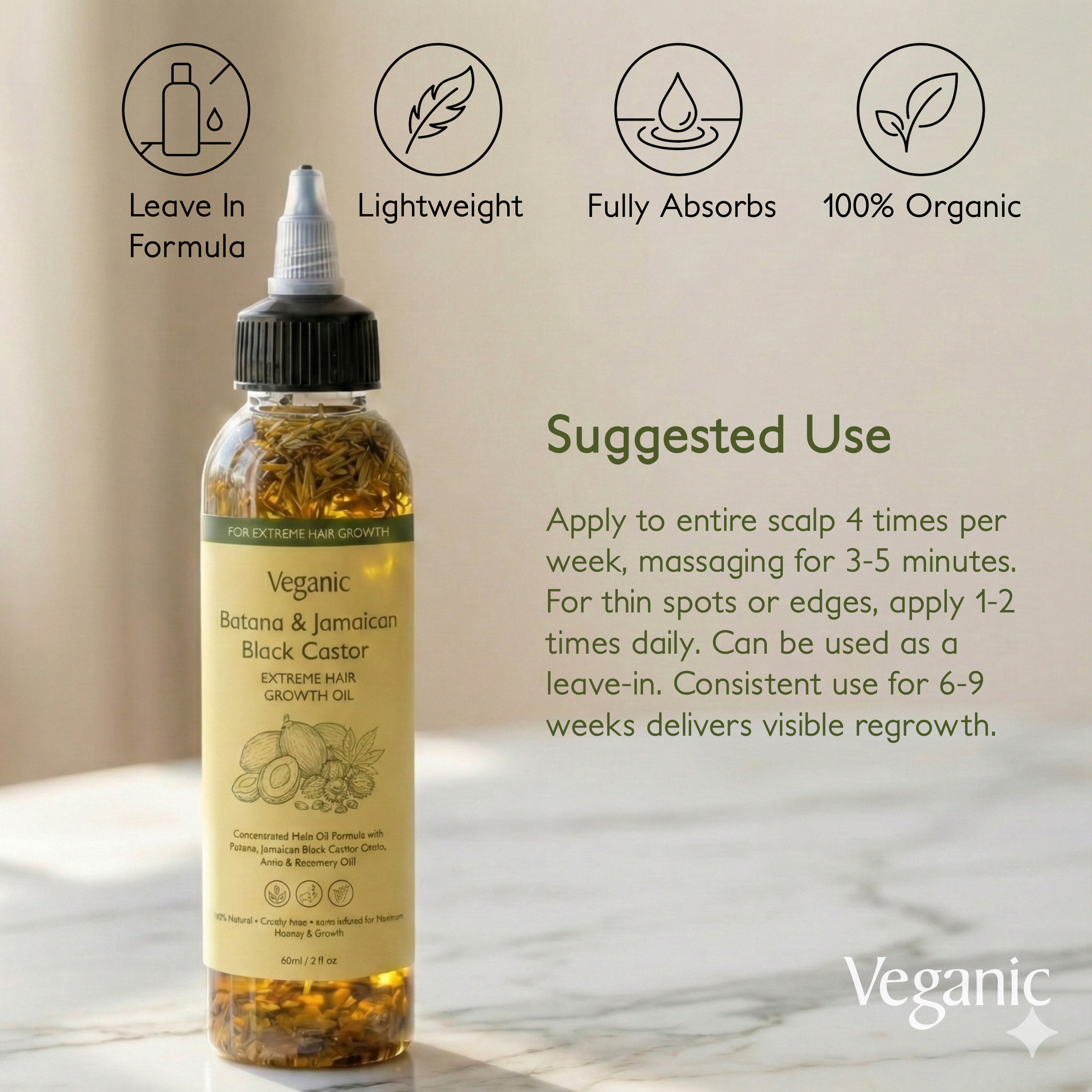 Batana & Jamaican Black Castor Extreme Growth Oil