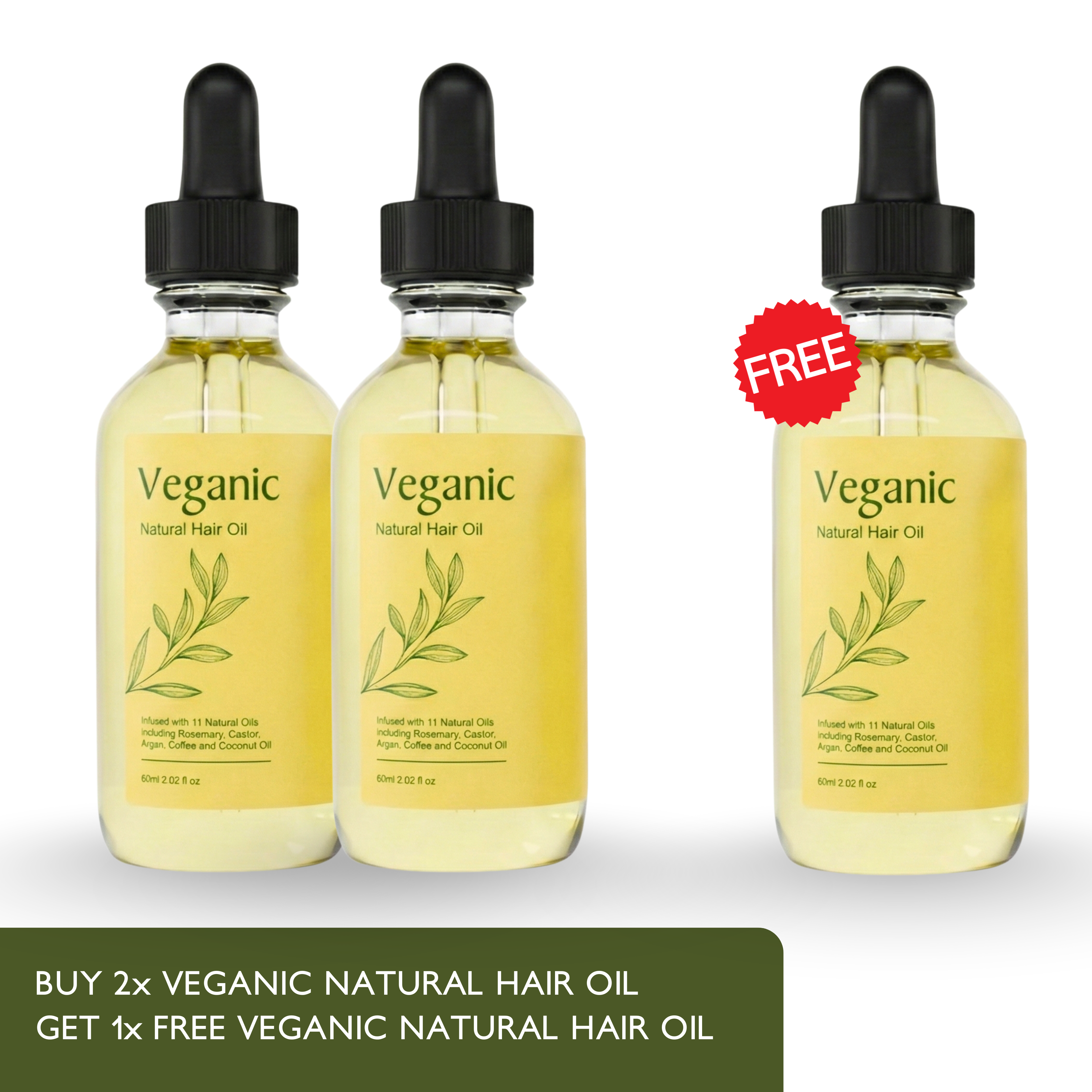 Early Black Friday Sale - Veganic Natural Hair Growth Oil