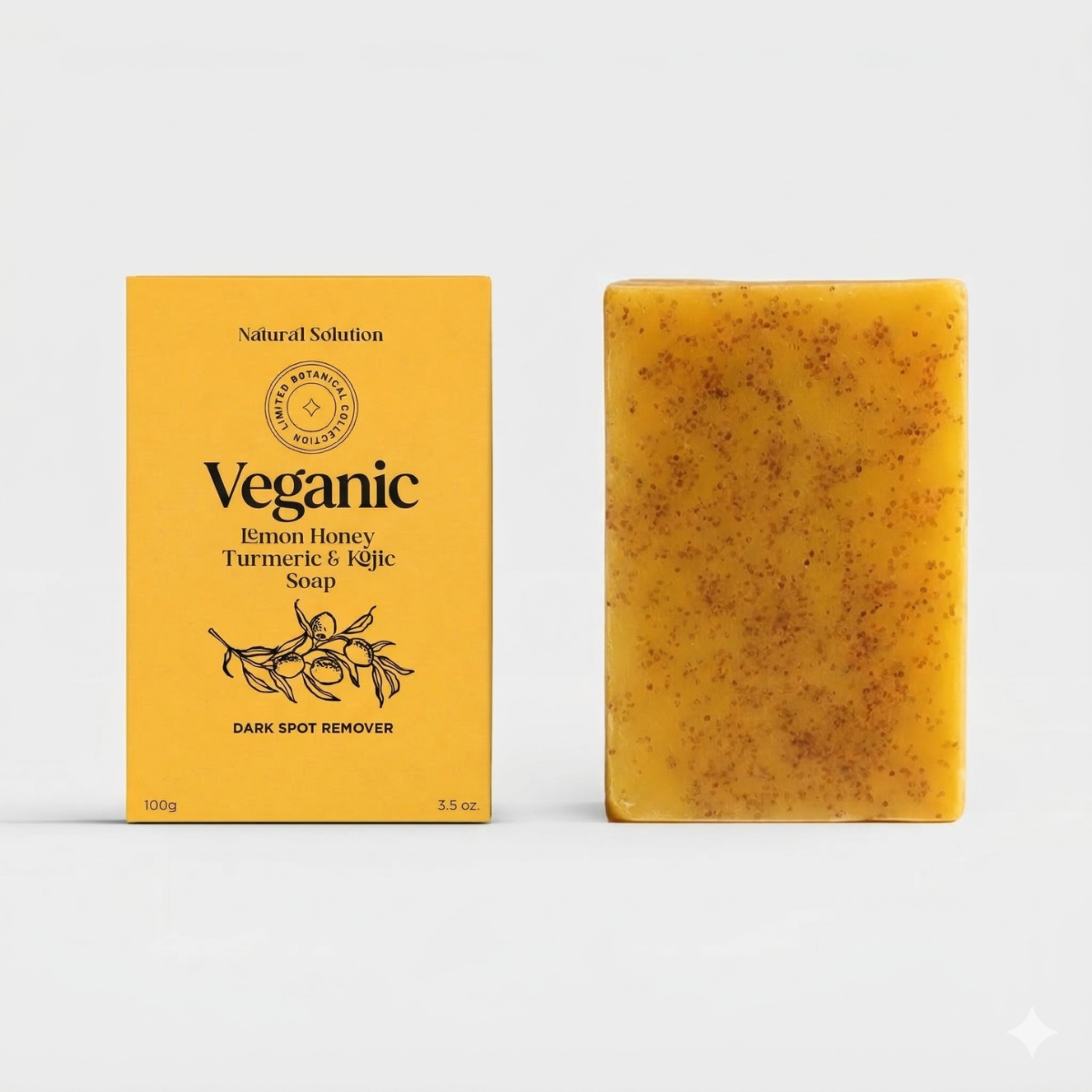 Lemon Honey Turmeric Kojic Soap