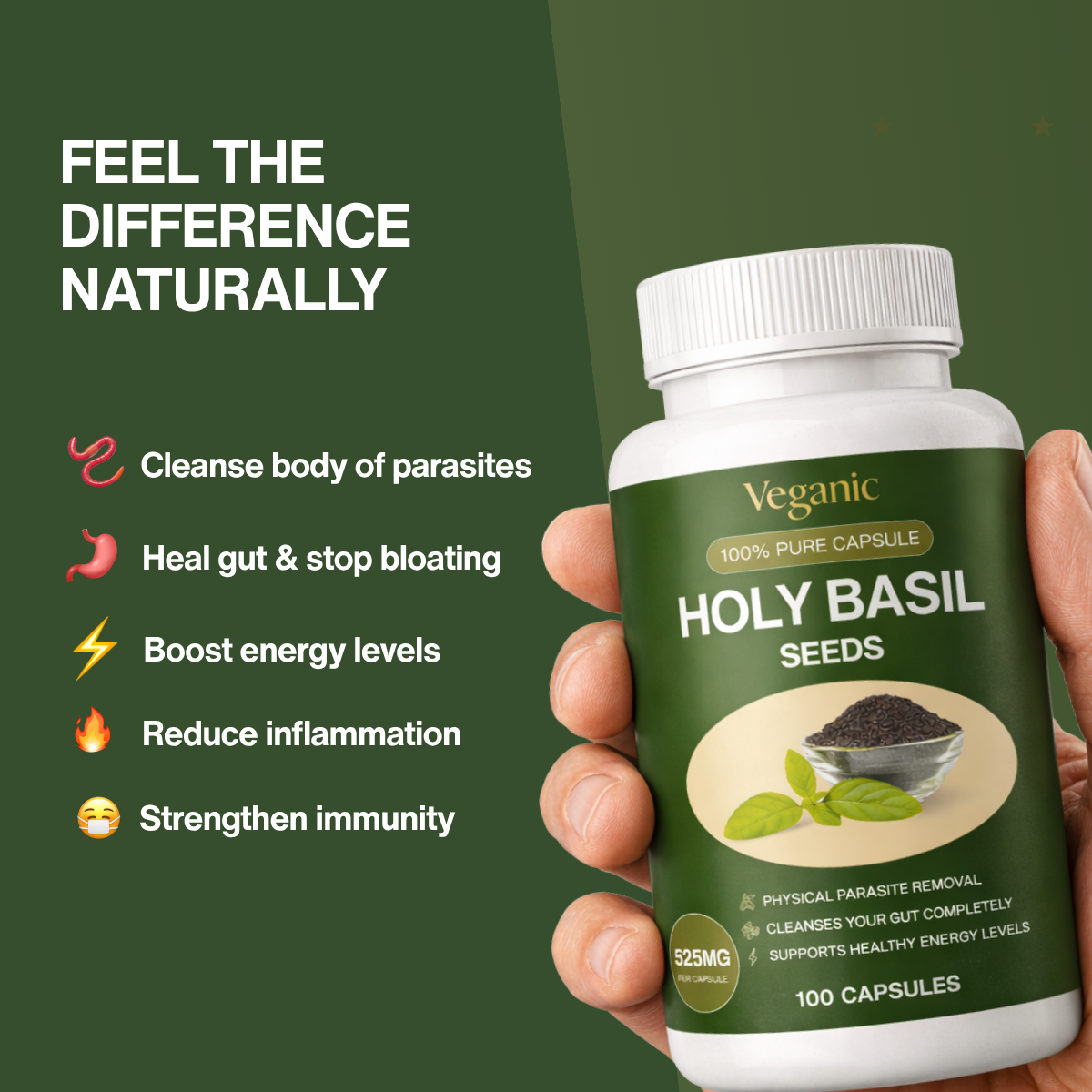 Holy Basil Seed Capsules