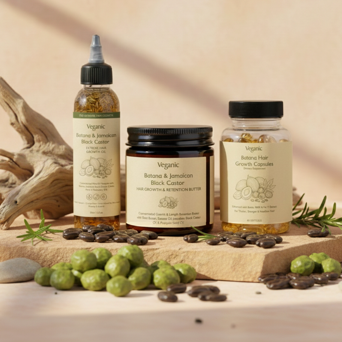 Batana & Jamaican Black Castor Extreme Growth Bundle