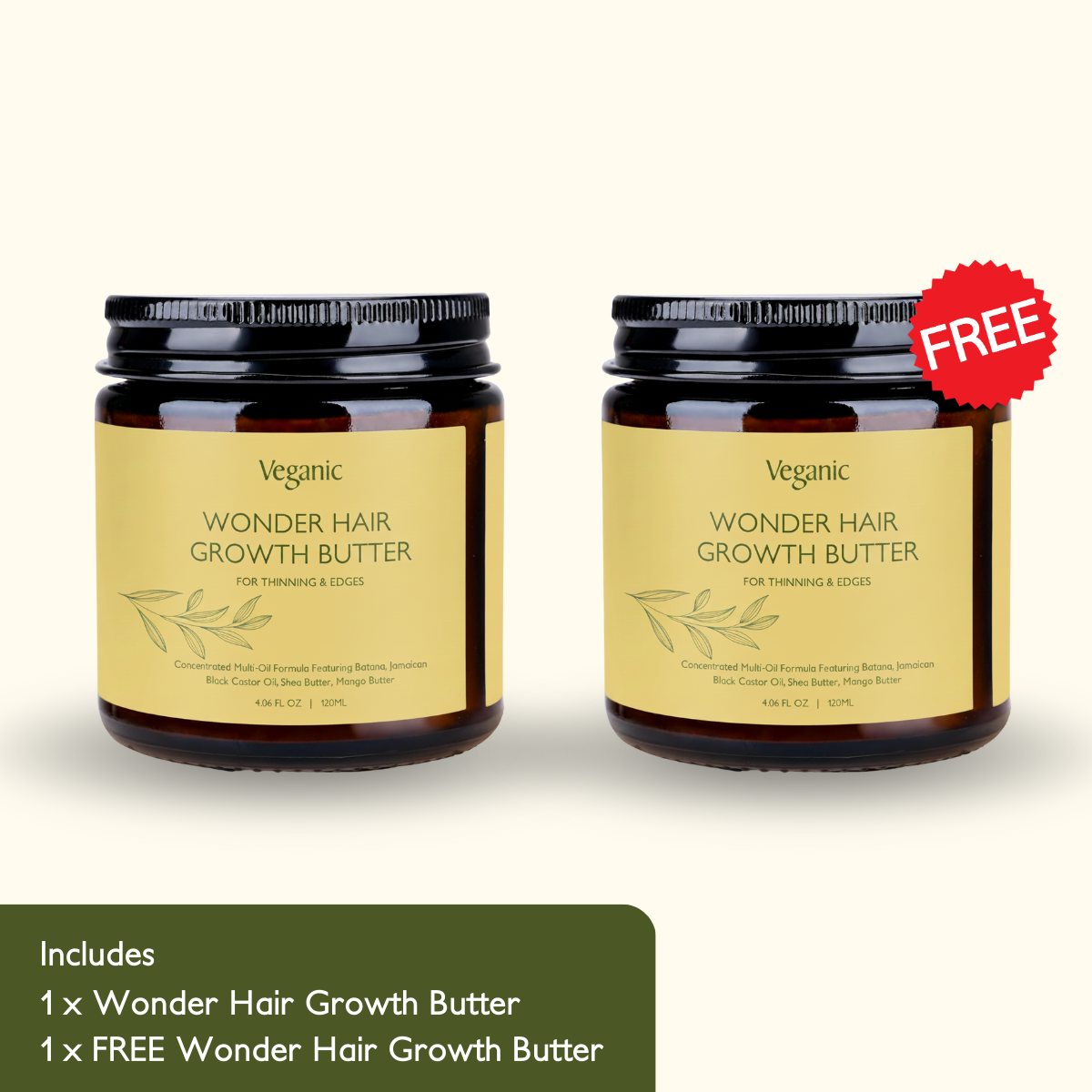 VEGANIC Wonder Hair Growth Butter