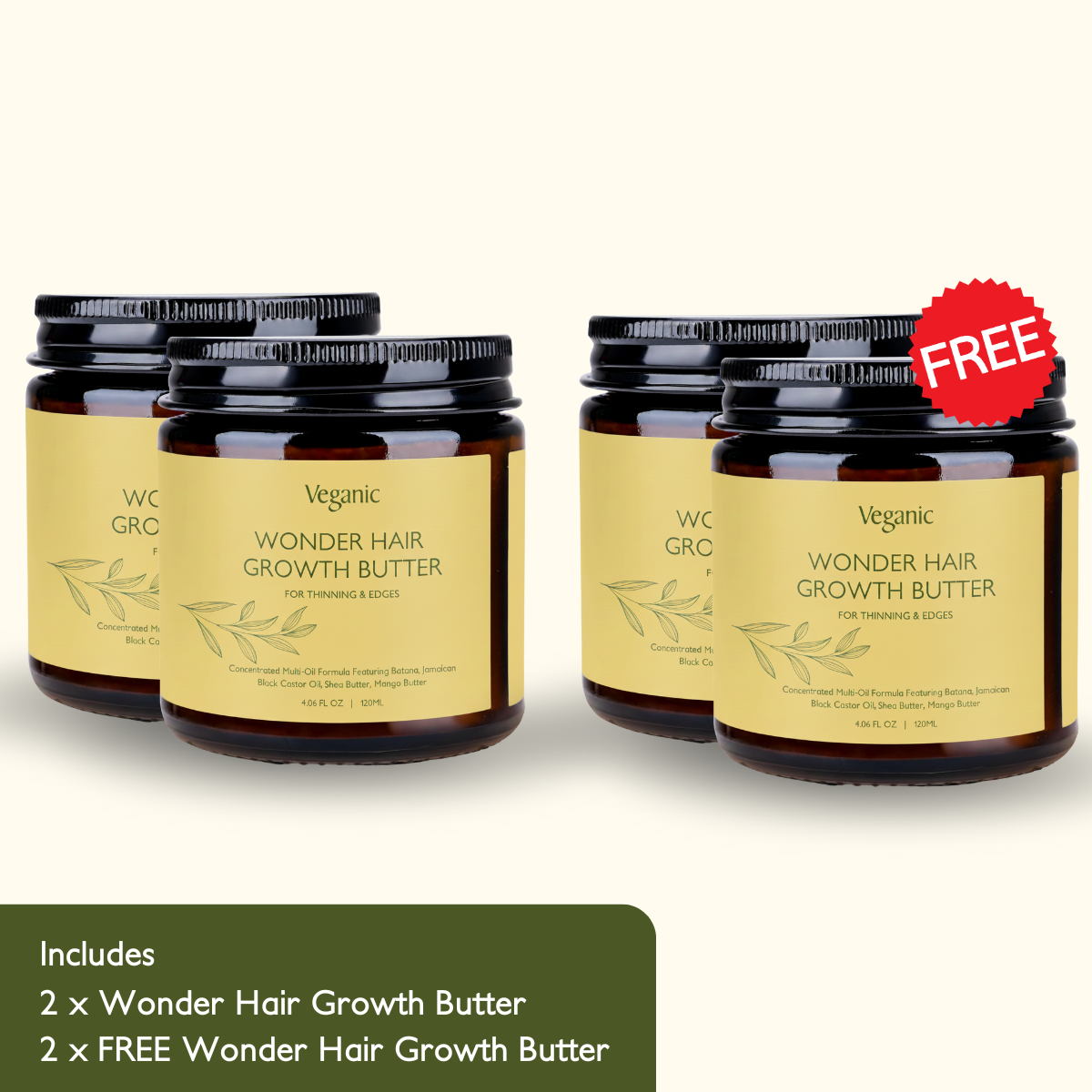 VEGANIC Wonder Hair Growth Butter
