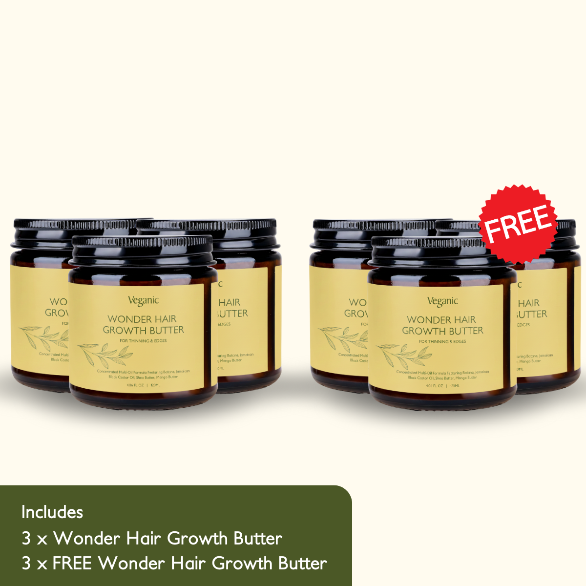 VEGANIC Wonder Hair Growth Butter