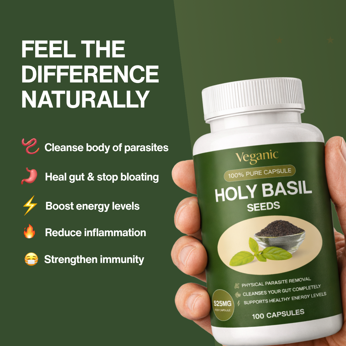 Holy Basil Seed Capsules