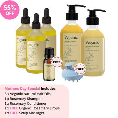 Mothers Day Sale - Veganic Natural Hair Growth Oil