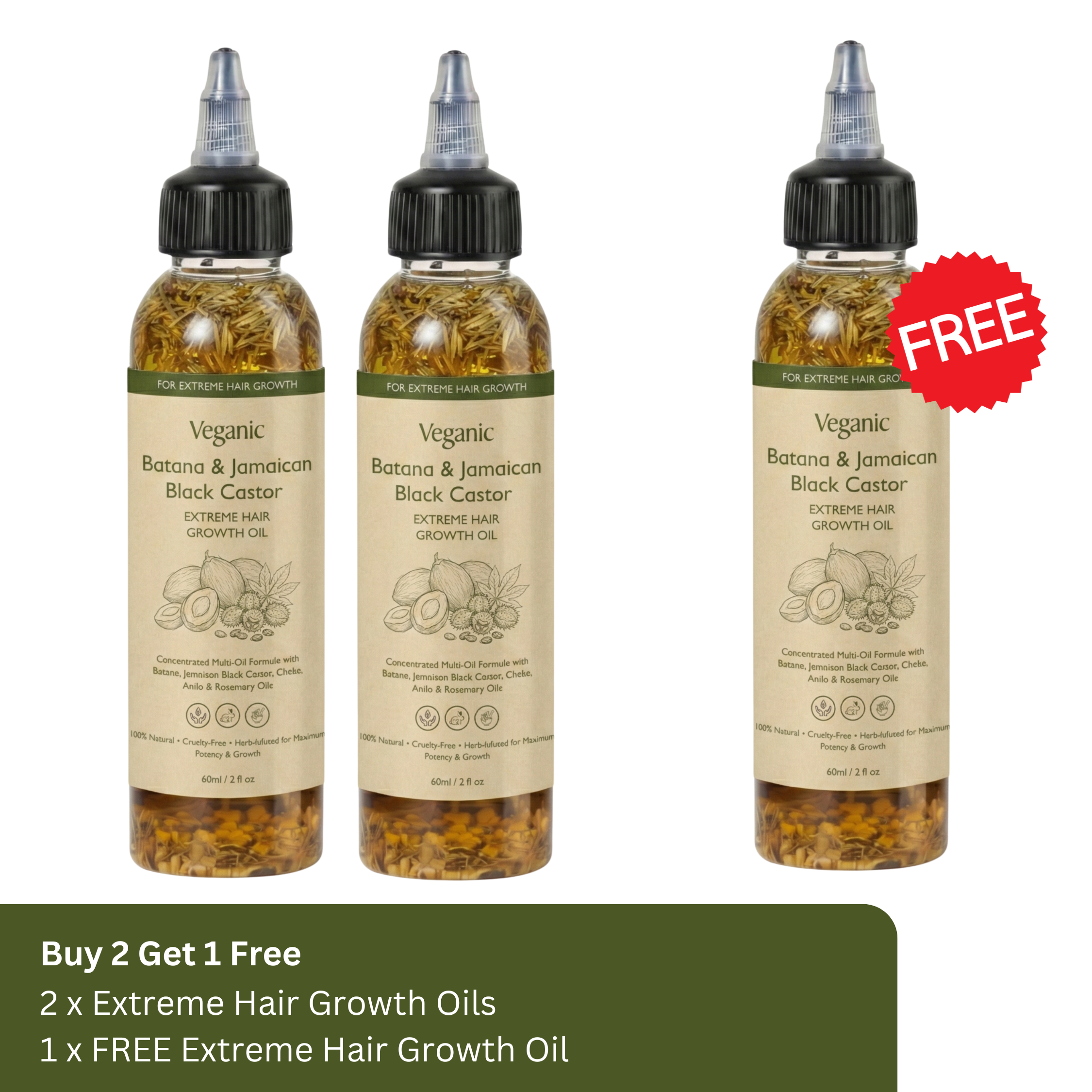 Batana & Jamaican Black Castor Extreme Growth Oil