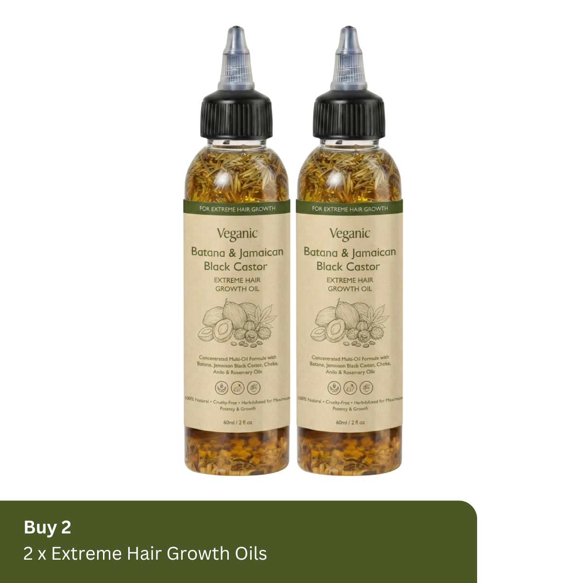 Batana & Jamaican Black Castor Extreme Growth Oil