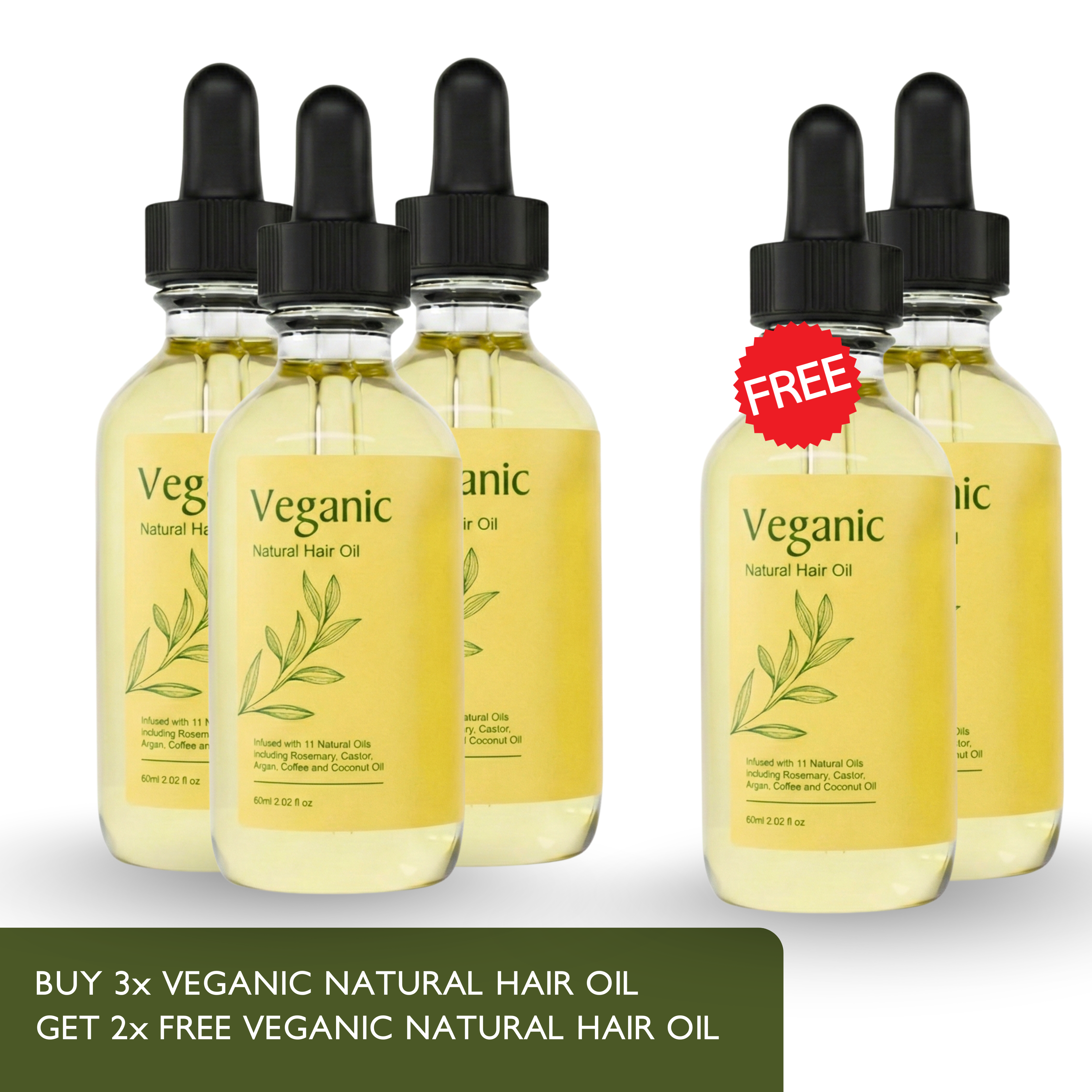 Early Black Friday Sale - Veganic Natural Hair Growth Oil
