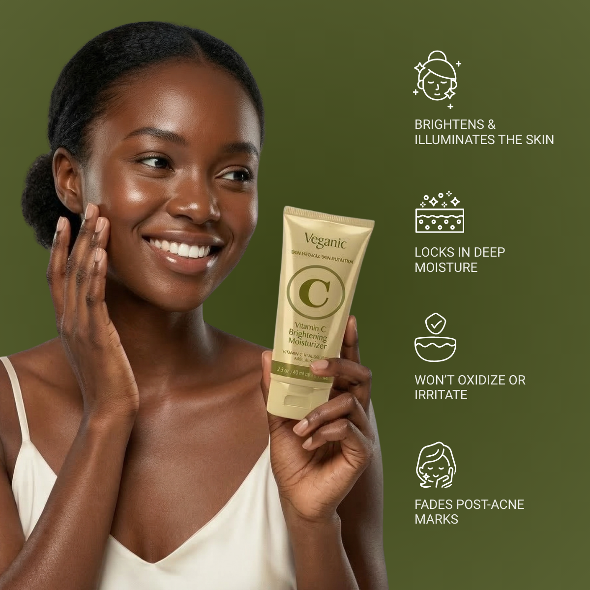 Dark Spot Removal Kit: African Black Soap & Vitamin C Moisturizer
