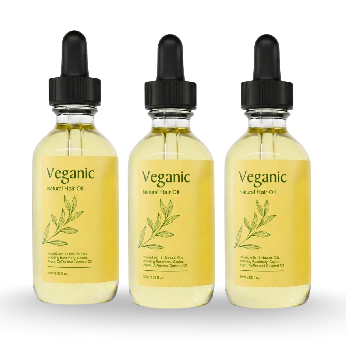 Veganic Natural Hair Growth Oil - Flash Sale