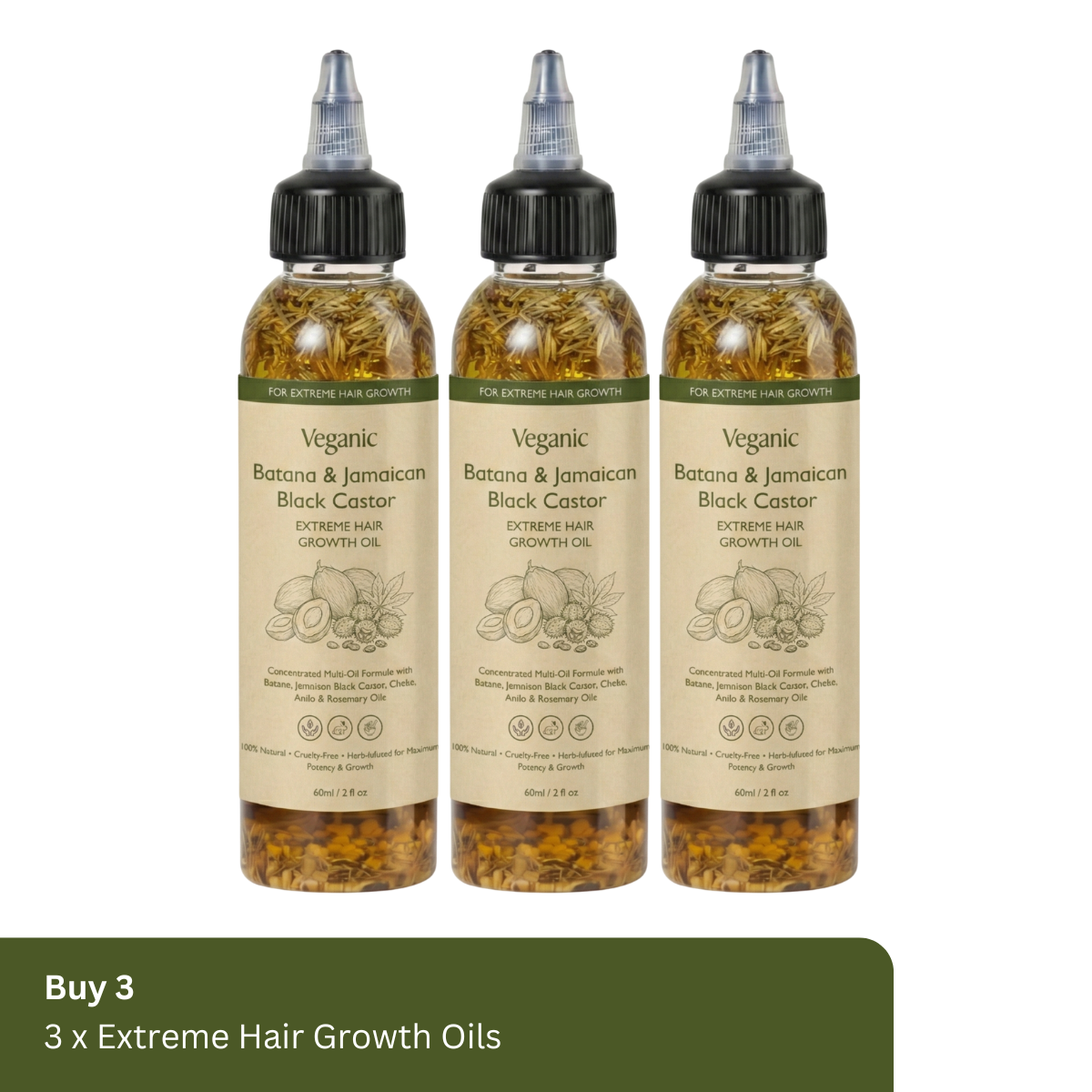 Batana & Jamaican Black Castor Extreme Growth Oil