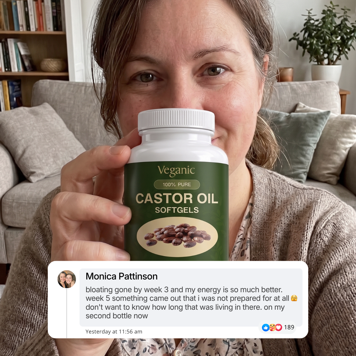 Veganic Castor Oil Softgels