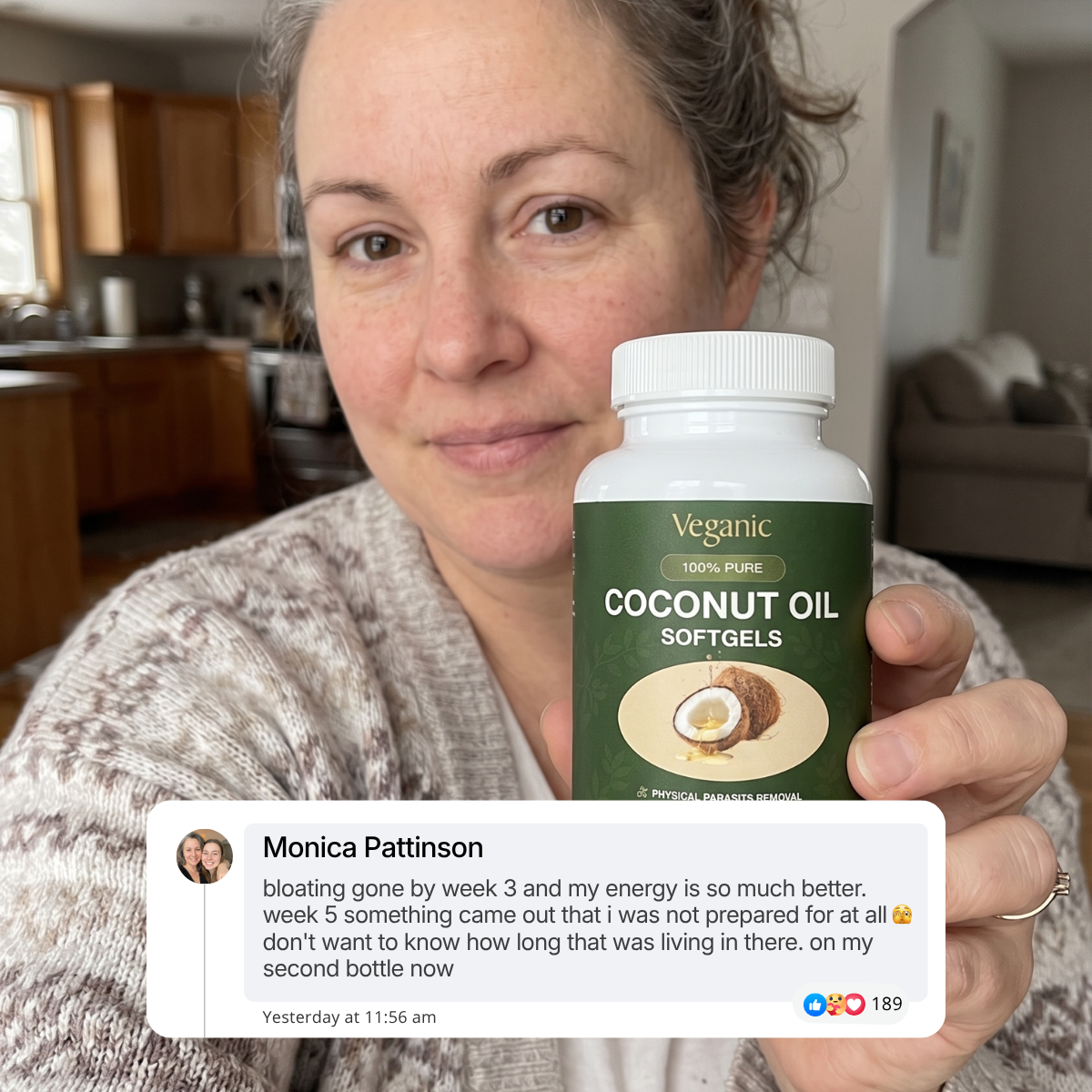 Veganic Coconut Oil Softgels