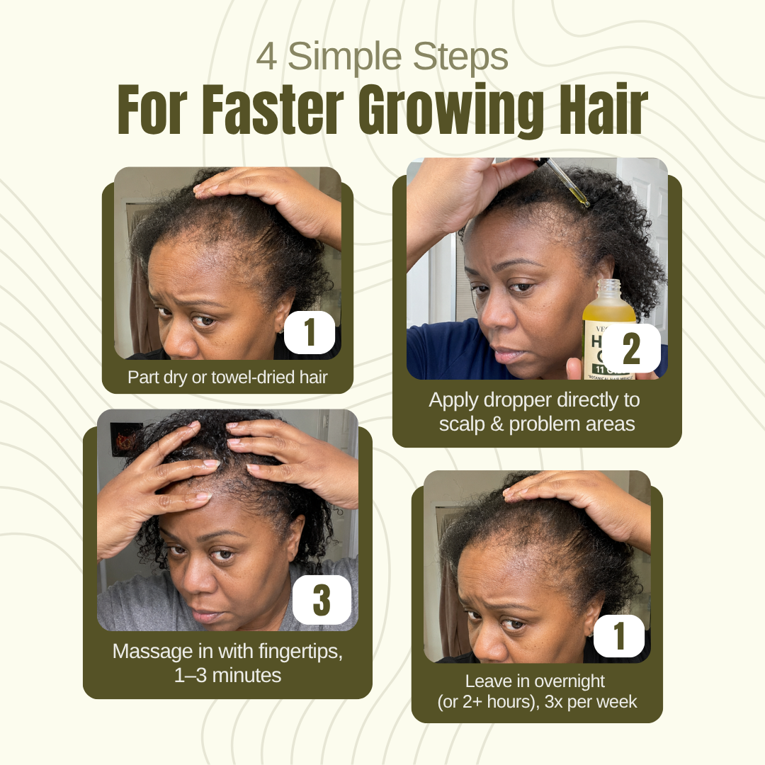 Veganic Natural Hair Growth Oil