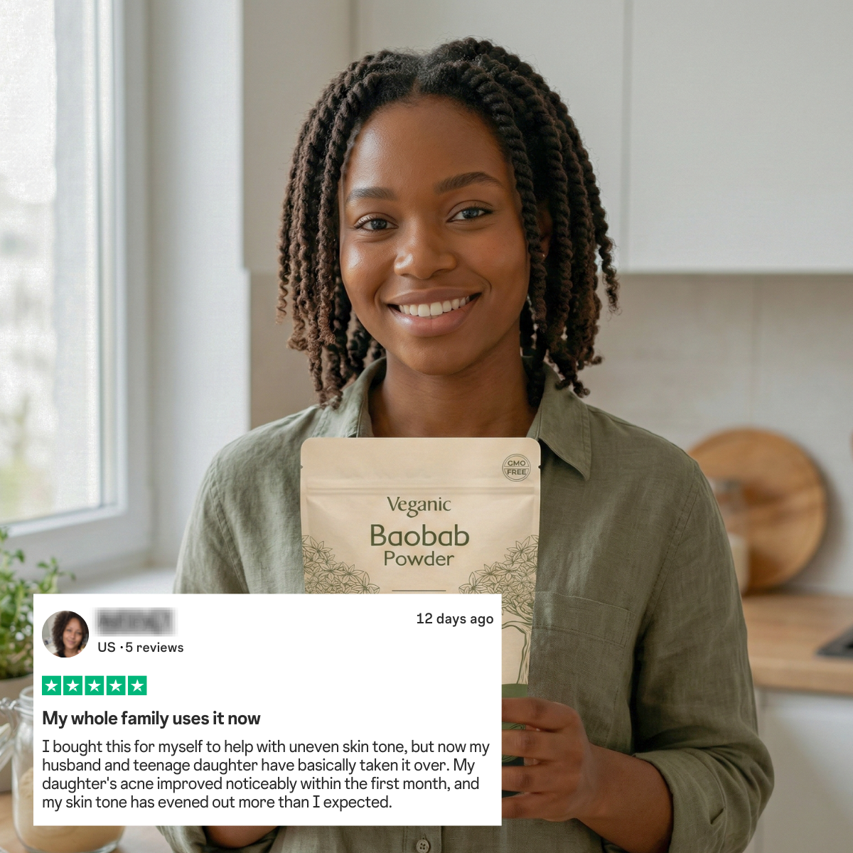 Veganic Baobab Powder