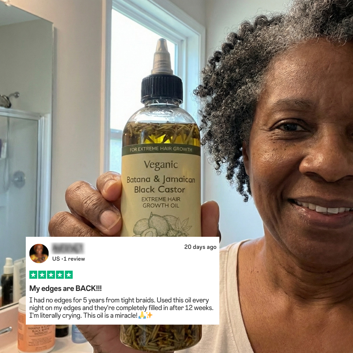 Batana & Jamaican Black Castor Extreme Hair Growth Oil