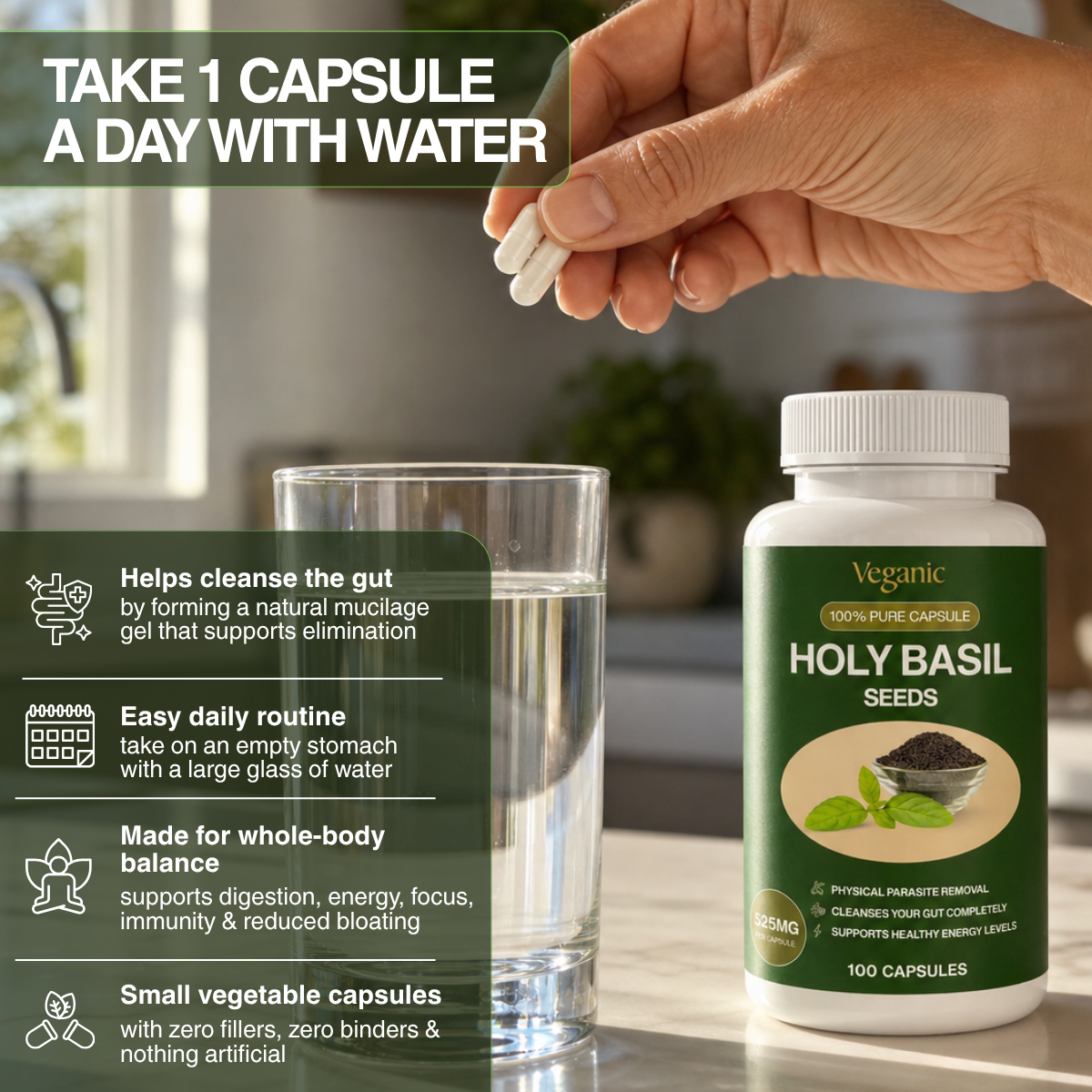 Holy Basil Seed Capsules