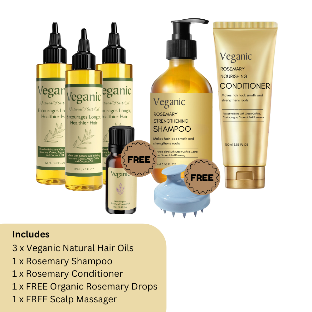 New Year Sale - Veganic Natural Hair Growth Oil