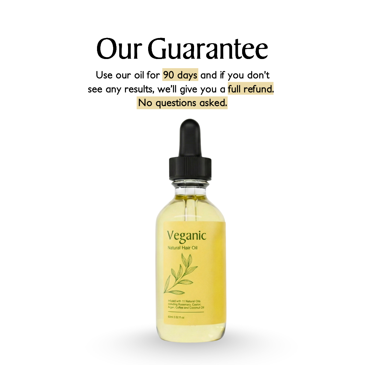 Veganic Natural Hair Growth Oil - Flash Sale