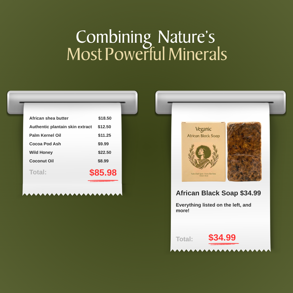 Veganic African Black Soap