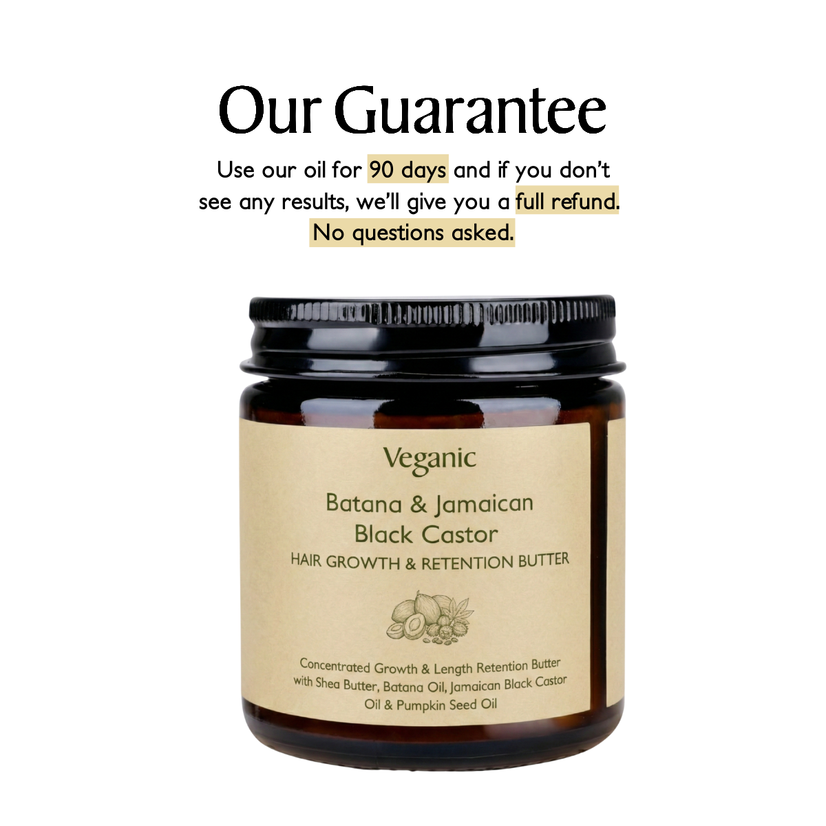 Batana & Jamaican Black Castor Hair Growth & Repair Butter