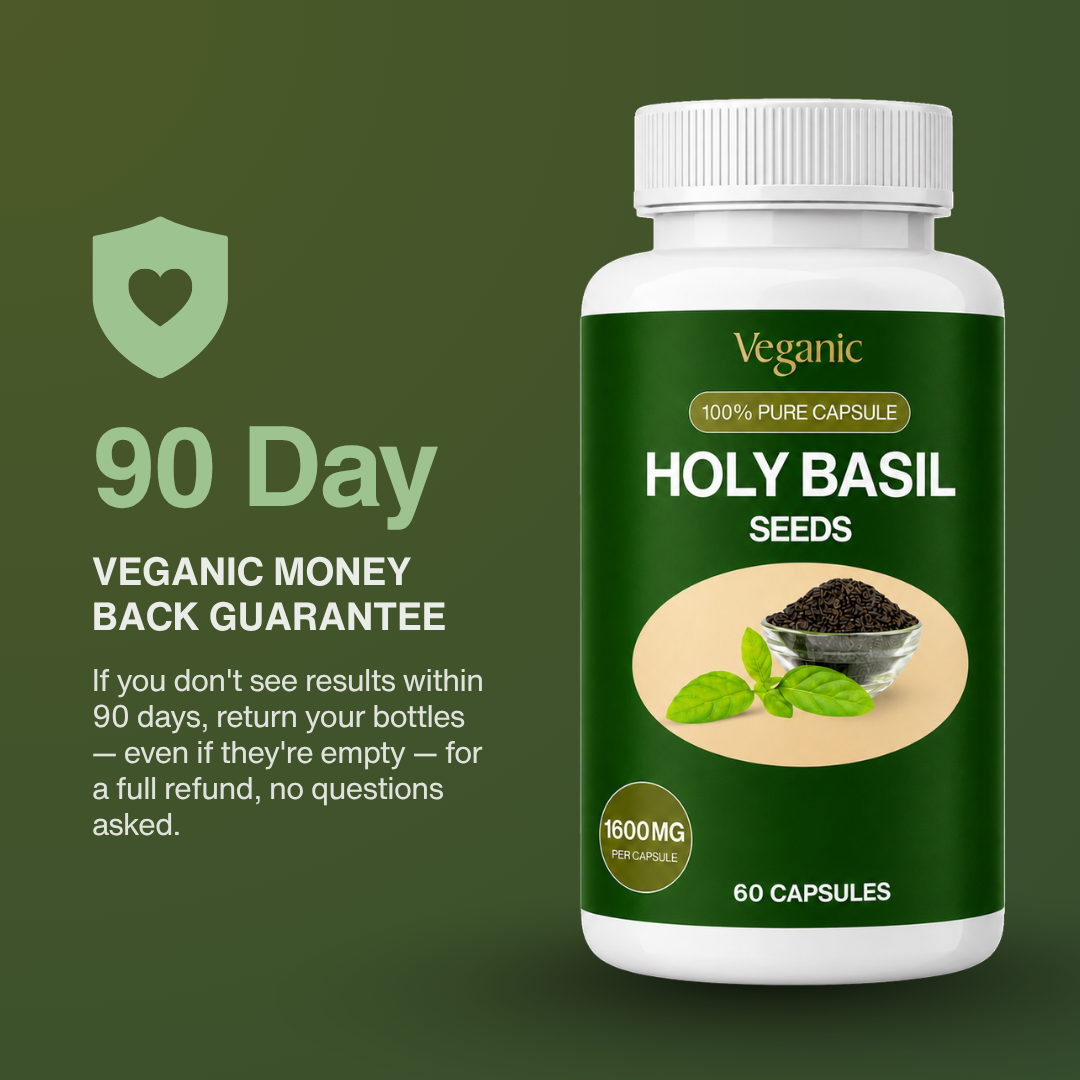 Holy Basil Seed Capsules - Natural Blood Sugar Support