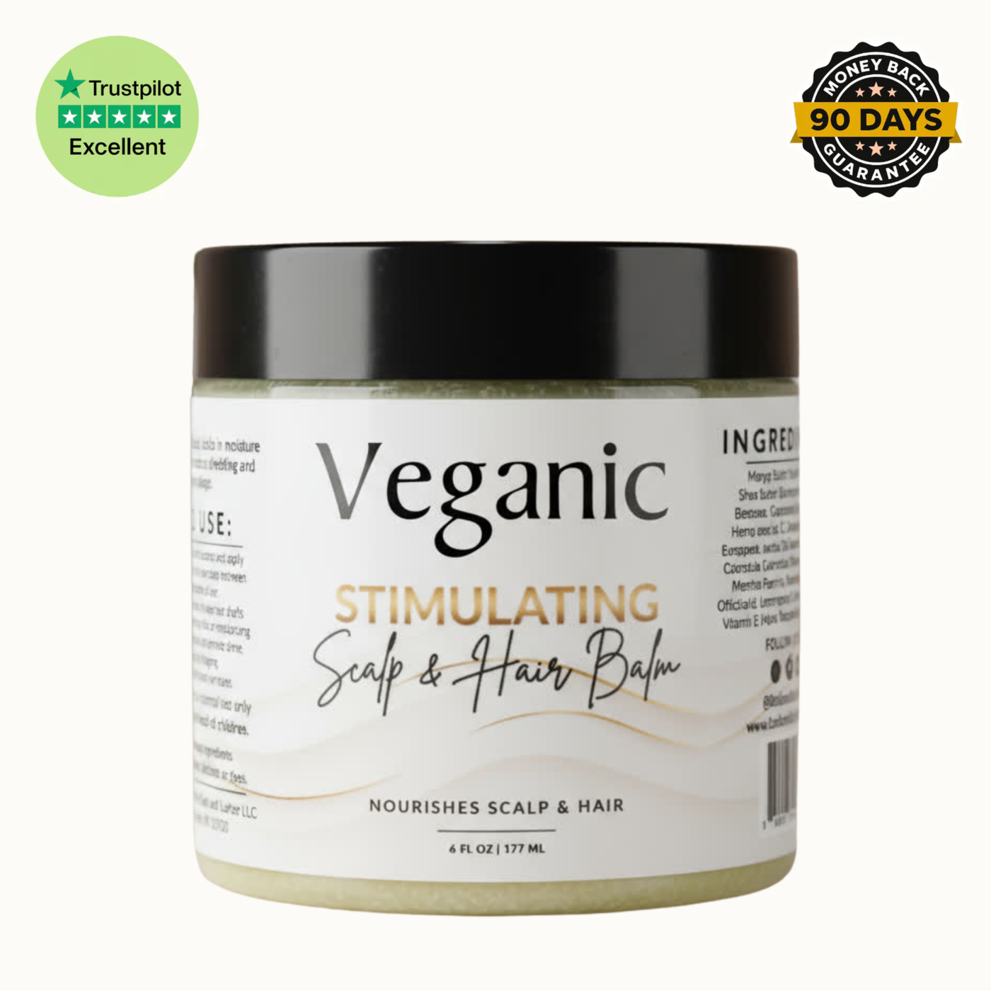 Veganic Scalp & Hair Balm
