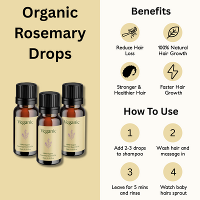 Summer Gift Sale - Veganic Natural Hair Growth Oil
